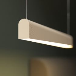 LED PROFILIS NAMI23 CD-9 PAVIRŠINIS, 2M, ROŽINĖS SPALVOS skubiai
