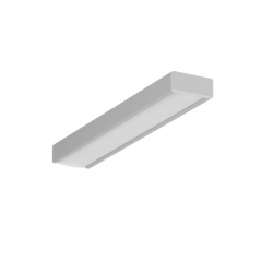 LED PROFILIS SURFACE10.V2 BC/U PAVIRŠINIS, 2M, ANODUOTAS ALIUMINIS pigiau