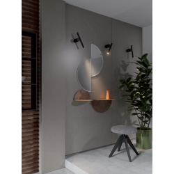 Sieninis LED šviestuvas PRAXI 8,3W 3000K rusvas dimeriuojamas pigiau
