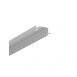 LED PROFILIS DIAGONAL10 C ĮLEIDŽIAMAS, 2M, ANODUOTAS ALIUMINIS
