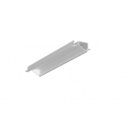 LED PROFILIS DIAGONAL10 C ĮLEIDŽIAMAS, 2M, ANODUOTAS ALIUMINIS kaina