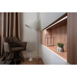 LED PROFILIS DIAGONAL10 C ĮLEIDŽIAMAS, 2M, JUODAS skubiai