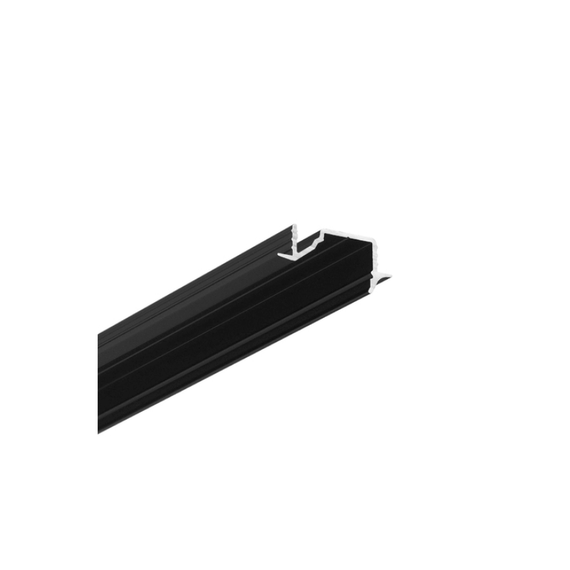 LED PROFILIS TOPMET DIAGONAL10 C ĮLEIDŽIAMAS, 2M, JUODAS L6000221