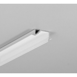 LED PROFILIS DIAGONAL10 C ĮLEIDŽIAMAS, 2M, BALTAS