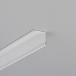 LED PROFILIS CABI12 DUO E KAMPINIS, 2M, BALTAS kaina