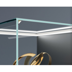LED PROFILIS CABI12 DUO E KAMPINIS, 2M, JUODAS pristatymas