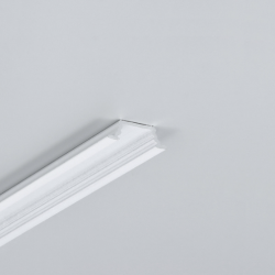 LED PROFILIS GROOVE10.V2 A1C/U ĮLEIDŽIAMAS, 2M, BALTAS