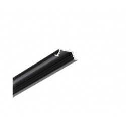 LED PROFILIS GROOVE10.V2 A1C/U ĮLEIDŽIAMAS, 2M, JUODAS