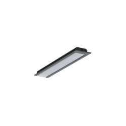 LED PROFILIS GROOVE10.V2 A1C/U ĮLEIDŽIAMAS, 2M, JUODAS pigiau