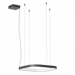 Pakabinamas LED šviestuvas ORION square 40W 50x50 CCT juodas DALI