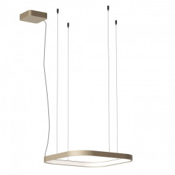 Pakabinamas LED šviestuvas ORION square 40W 50x50 CCT rusvas spalvos DALI internetu