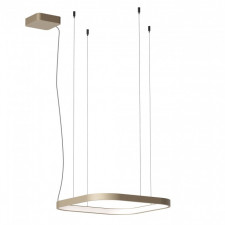 Pakabinamas LED šviestuvas ORION square 40W 50x50 CCT rusvas spalvos DALI