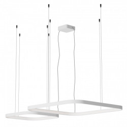Pakabinamas LED šviestuvas ORION square 96W CCT baltas dimeriuojamas