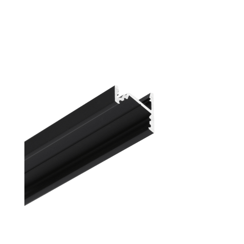 LED PROFILIS TOPMET CORNER10.V2 A1C/U1 KAMPINIS, 1M, JUODAS J6000121