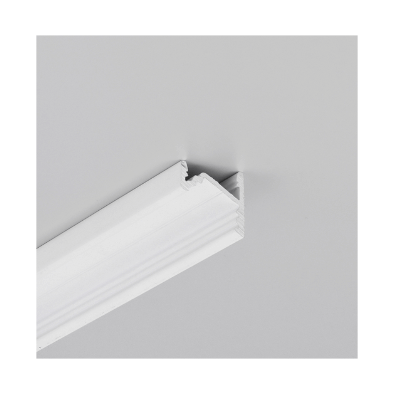 LED PROFILIS CORNER10.V2 A1C/U1 KAMPINIS, 1M, BALTAS J6000101