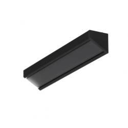 LED PROFILIS CORNER10.V2 A1C/U1 KAMPINIS, 2M, JUODAS pigiau
