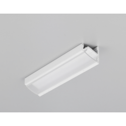 LED PROFILIS CORNER10.V2 A1C/U1 KAMPINIS, 2M, BALTAS kaina