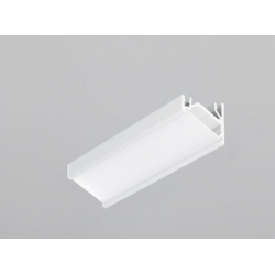 LED PROFILIS CORNER12.V2 EF/U KAMPINIS, 2M, BALTAS kaina
