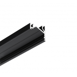 LED PROFILIS CORNER12.V2 EF/U KAMPINIS, 2M, JUODAS