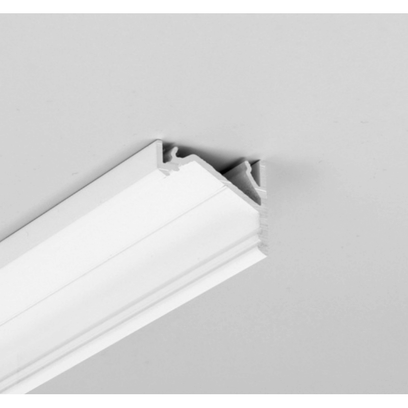 LED PROFILIS TOPMET CORNER16.V2 AC-6/TY KAMPINIS, 2M, BALTAS K9000201