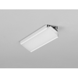 LED PROFILIS CORNER16.V2 AC-6/TY KAMPINIS, 2M, BALTAS kaina