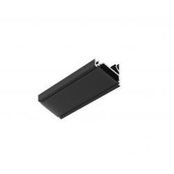 LED PROFILIS CORNER16.V2 AC-6/TY KAMPINIS, 2M, JUODAS kaina
