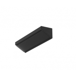 LED PROFILIS CORNER16.V2 AC-6/TY KAMPINIS, 2M, JUODAS pigiau