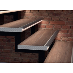 LAIPTŲ PAKOPŲ LED PROFILIS UP-MINI10 A, 1M, ANODUOTAS ALIUMINIS pristatymas