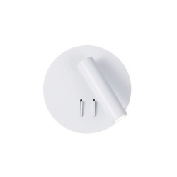 SIENINIS LED ŠVIESTUVAS MOBY 9W BALTAS