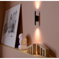 SIENINIS LED ŠVIESTUVAS NIKOS 1 H58 10W JUODAS pigiau
