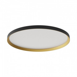LUBINIS LED ŠVIESTUVAS DAMA D60 50W CCT JUODAS | AUKSO SPALVOS DALI