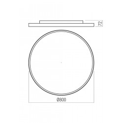LUBINIS LED ŠVIESTUVAS DAMA D80 60W CCT BALTAS | AUKSO SPALVOS TRIAC kaina