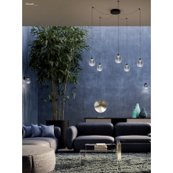 PAKABINAMAS | SIENINIS LED ŠVIESTUVAS KHADI 3 16,5W DŪMINTO STIKLO kaina