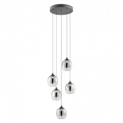 PAKABINAMAS LED ŠVIESTUVAS KHADI 5 D43 26W DŪMINTO STIKLO