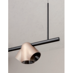 PAKABINAMAS LED ŠVIESTUVAS KOBE 25W RUSVAS | JUODAS internetu