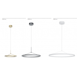 PAKABINAMAS LED ŠVIESTUVAS ORBIT D60 39W BALTAS CCT pigiau