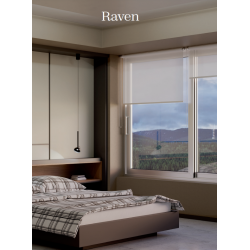 PAKABINAMAS LED ŠVIESTUVAS RAVEN 9W JUODAS pigiau