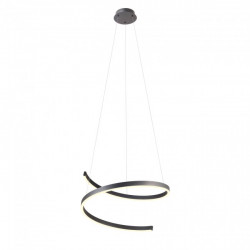 PAKABINAMAS LED ŠVIESTUVAS SCROLL D60 38W CCT JUODAS