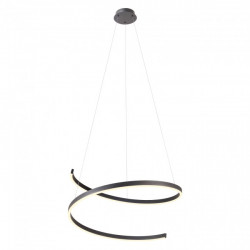 PAKABINAMAS LED ŠVIESTUVAS SCROLL D75 46W CCT JUODAS
