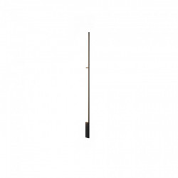 SIENINIS LED ŠVIESTUVAS TWIG 17W H150 JUODAS