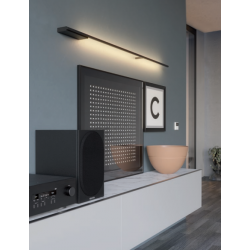 SIENINIS LED ŠVIESTUVAS TWIG 27W H200 JUODAS pigiau