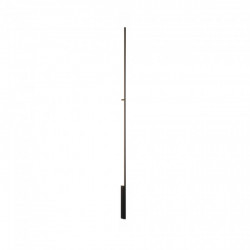 SIENINIS LED ŠVIESTUVAS TWIG 27W H200 JUODAS