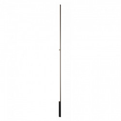 SIENINIS LED ŠVIESTUVAS TWIG 33W H250 JUODAS