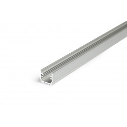 LED PROFILIS FLOOR12 K/U ĮLEIDŽIAMAS, 3M, ANODUOTAS ALIUMINIS