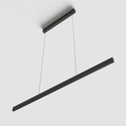 Pakabinamas LED šviestuvas VENUS 50W 3000K TRIAC JUODAS kaina