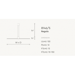 PAKABINAMAS LED ŠVIESTUVAS REGOLO L122 24W AUKSO SPALVOS internetu
