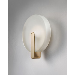 SIENINIS LED ŠVIESTUVAS SINUA 9W BALTAS skubiai