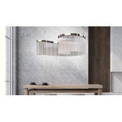 PAKABINAMAS LED ŠVIESTUVAS CARMEN L125 64W RUDAS pigiau