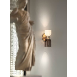 SIENINIS LED ŠVIESTUVAS CATERINA 6,4W BALTAS | ŽALIAS internetu