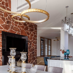 PAKABINAMAS LED ŠVIESTUVAS AURA D180 101W ĮVAIRIŲ SPALVŲ pristatymas